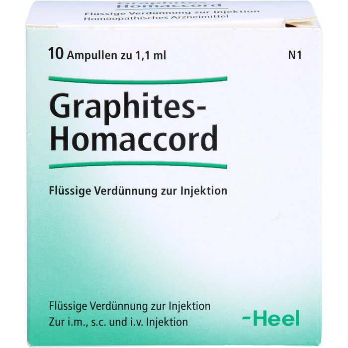 Heel Graphites-Homaccord flüssige Verdünnung zur Injektion, 10 pcs. Ampoules