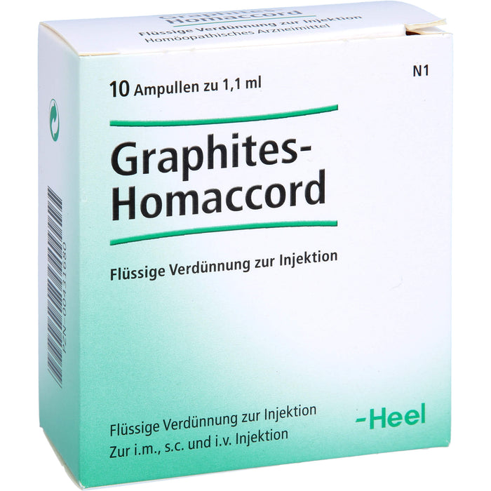 Heel Graphites-Homaccord flüssige Verdünnung zur Injektion, 10 pcs. Ampoules