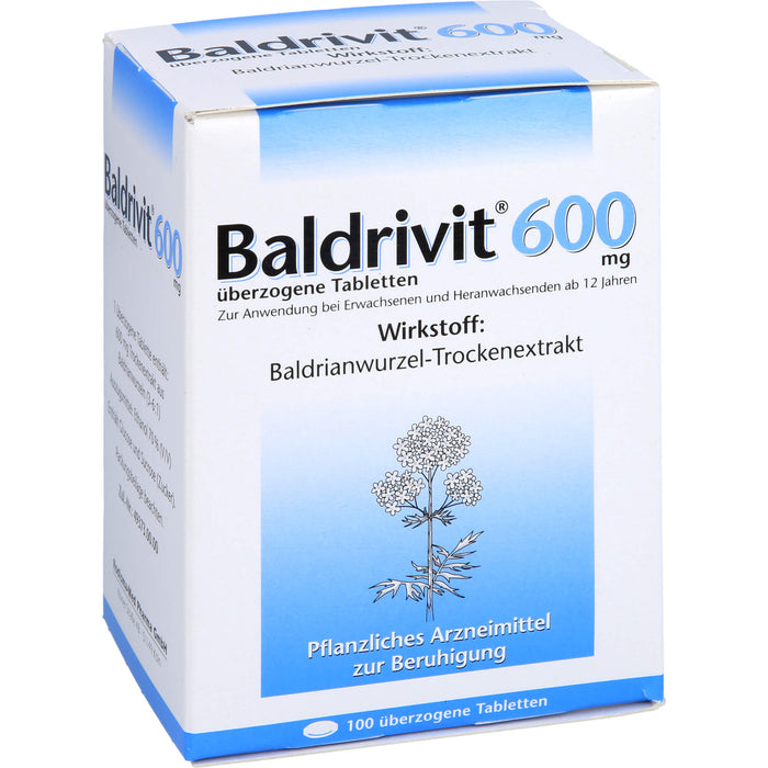 Baldrivit 600 mg überzogene Tabletten, 100 St UTA