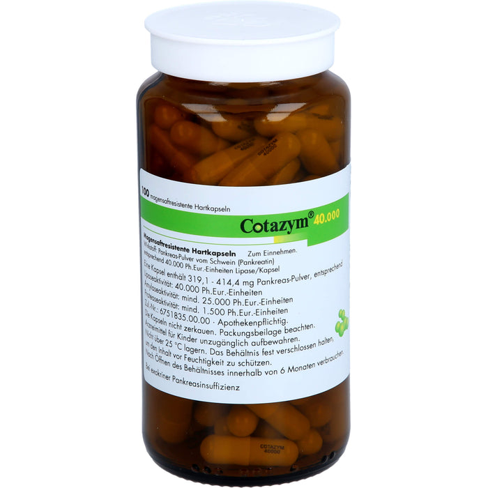 Cotazym 40.000, Magensaftresistente Hartkapseln, 200 pc Capsules