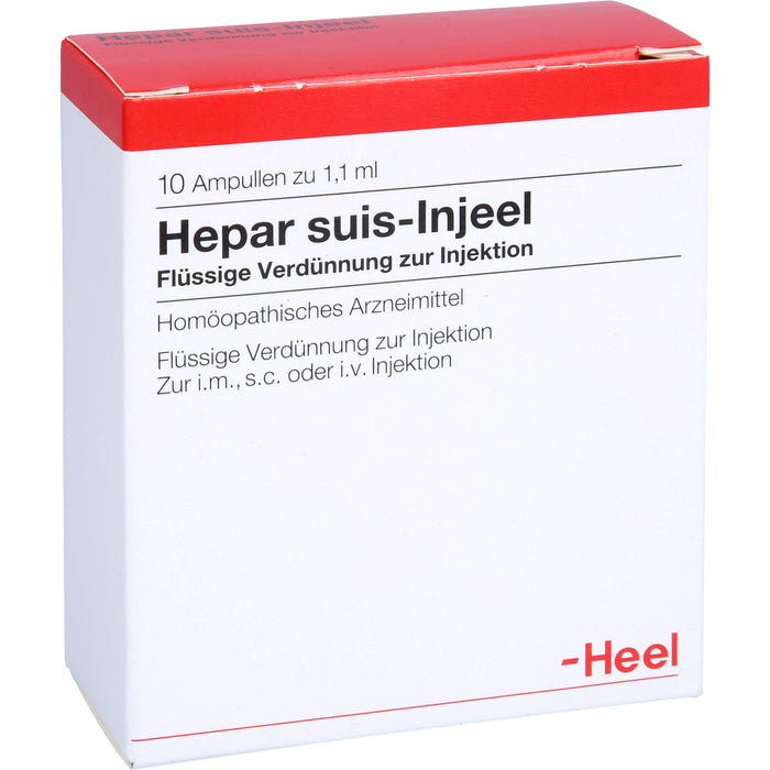 Hepar suis-Injeel flüssige Verdünnung, 10 pcs. Ampoules