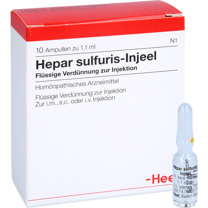 Hepar sulfuris-Injeel Inj.-Lsg., 10 St AMP