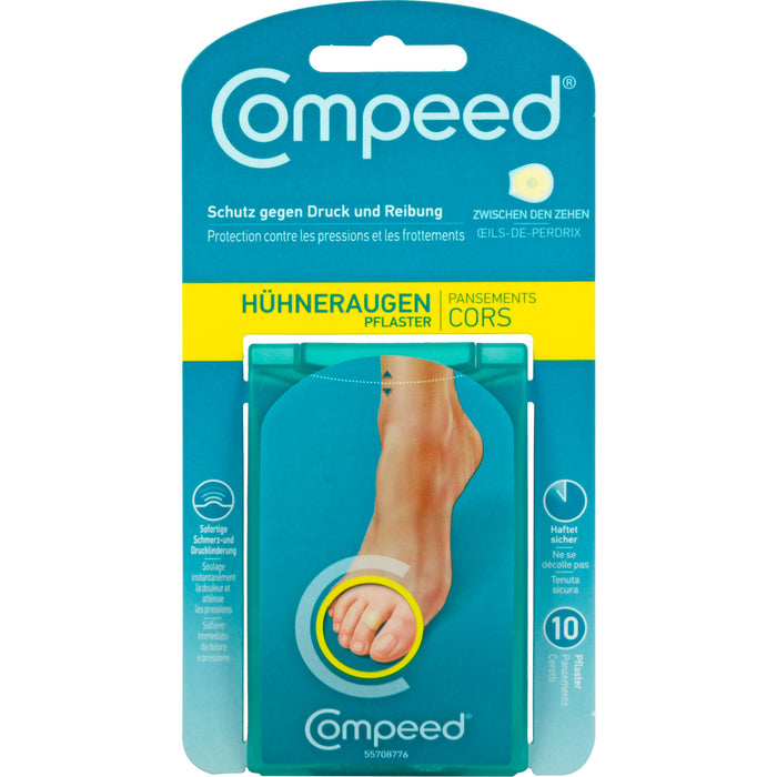 Compeed Hühneraugen-Pflaster gegen Druck und Reibung, 10 pc Pansement