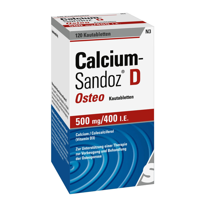 Calcium-Sandoz D Osteo Kautabletten, 120 pcs. Tablets