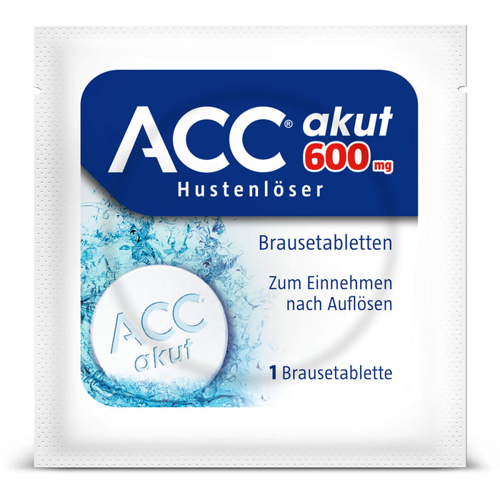 ACC akut 600 mg Hustenlöser Brausetabletten, 40 St. Tabletten