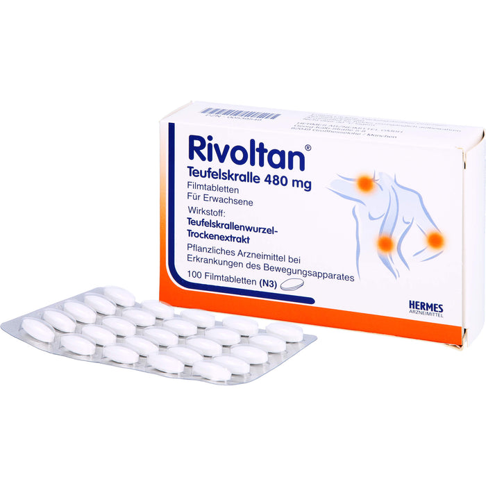 Rivoltan Teufelskralle 480 mg, Filmtabletten, 100 St. Tabletten