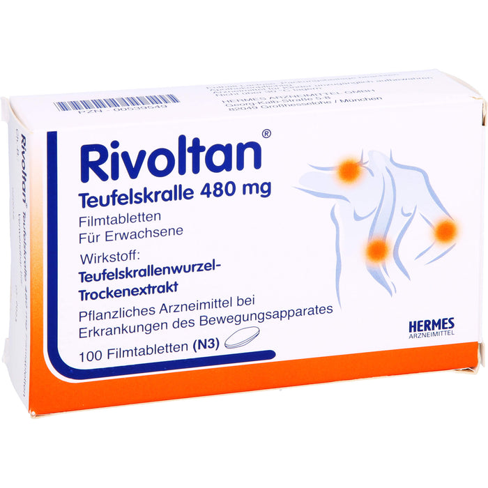 Rivoltan Teufelskralle 480 mg, Filmtabletten, 100 St. Tabletten