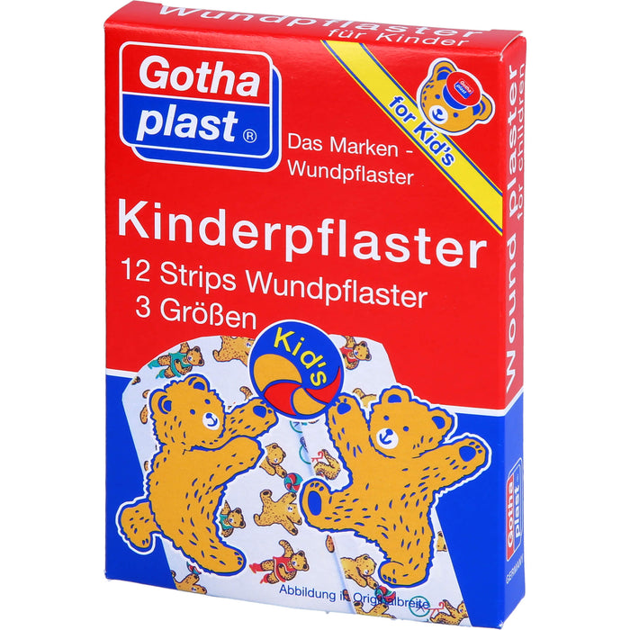 Gothaplast Kinderpflaster Strips, 12 pc Pansement