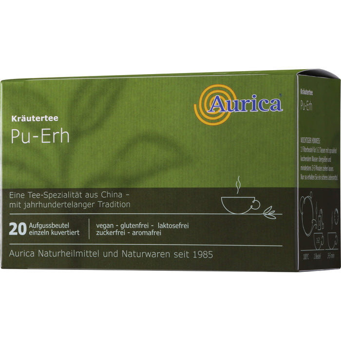 Aurica Pu Erh Tee, 20 pc Sac filtrant