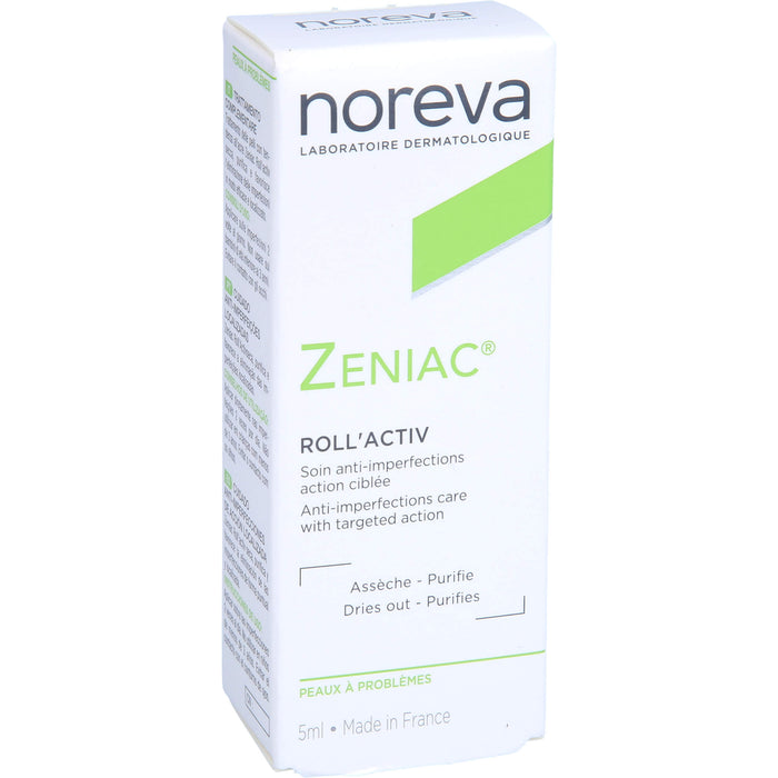 Noreva Zeniac Roll'Activ zur speziellen Behandlung von einzelnen Pickeln, 5 ml Pen