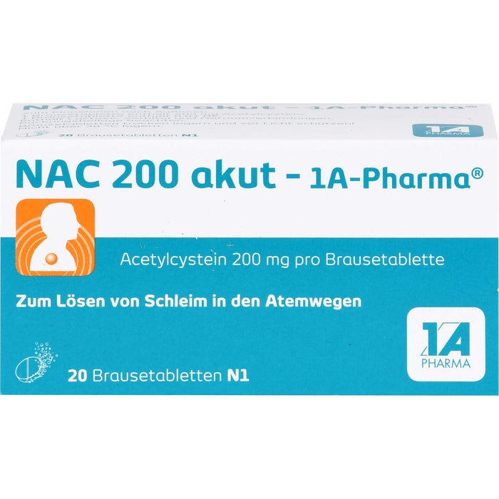 NAC 200 akut - 1 A Pharma, 20 St. Tabletten