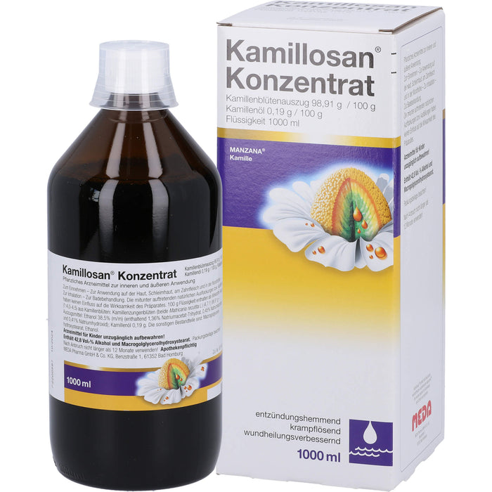 Kamillosan Konzentrat entzündungshemmend, krampflösend, wundheilungsverbessernd, 1000 ml Solution