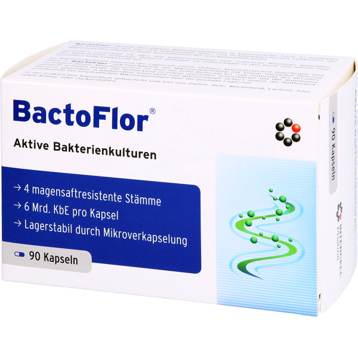 BactoFlor aktive Bakterienkulturen Kapseln, 90 St. Kapseln