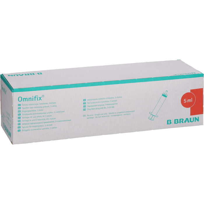 OMNIFIX Solo Luer Latexfrei, 100X5 ml SRI