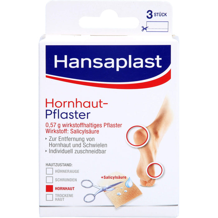 Hansaplast Hornhaut-Pflaster, 3 St. Pflaster