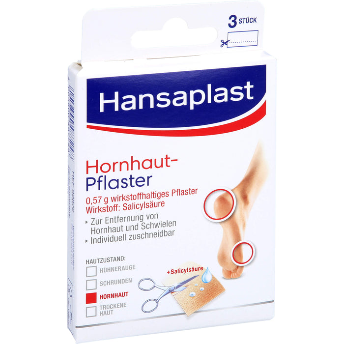 Hansaplast Hornhaut-Pflaster, 3 pc Pansement