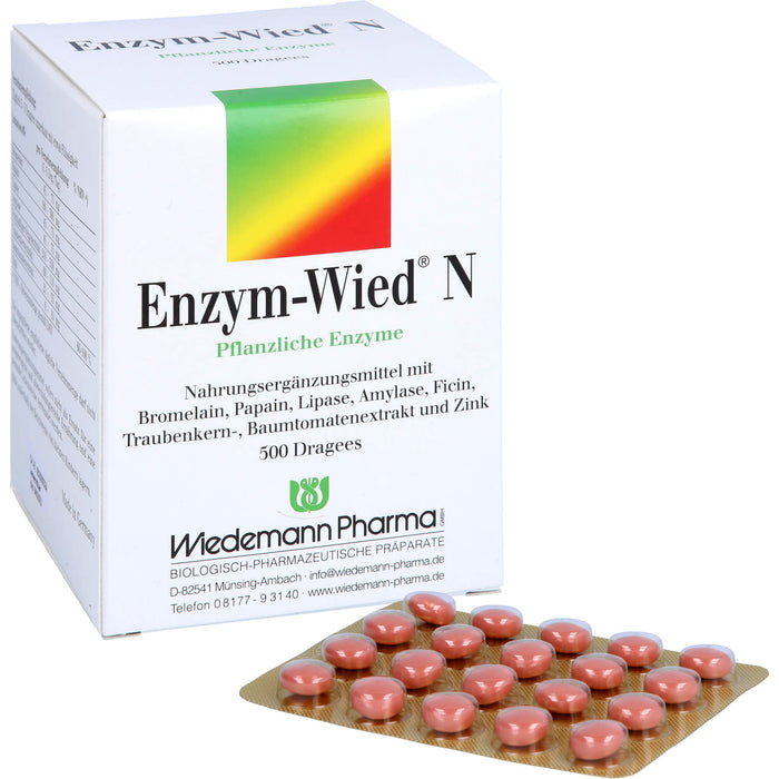 Enzym-Wied N Dragees, 500 St. Tabletten