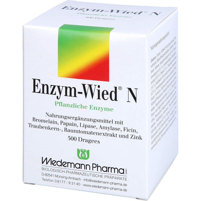 Enzym-Wied N Dragees, 500 St. Tabletten