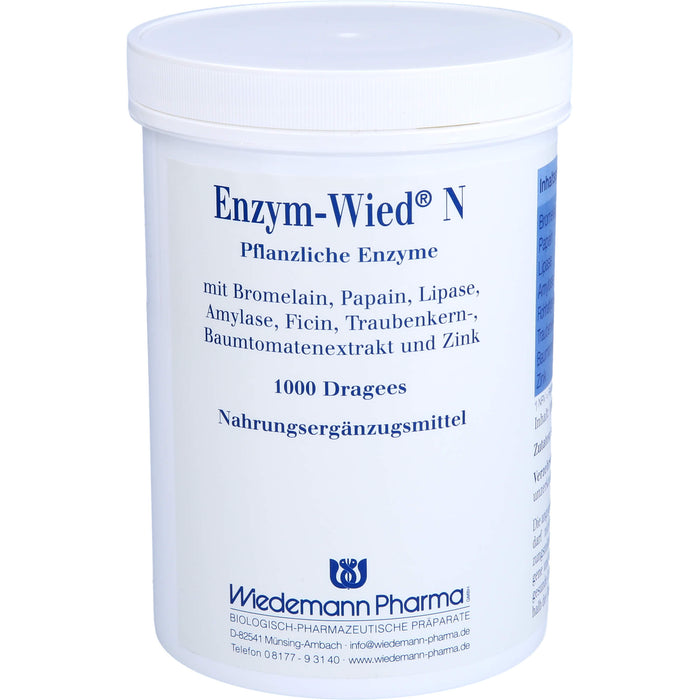 Enzym-Wied N Dragees, 1000 St. Tabletten