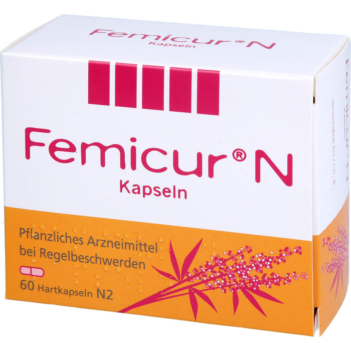 Femicur N Kapseln bei Regelbeschwerden, 60 pcs. Capsules