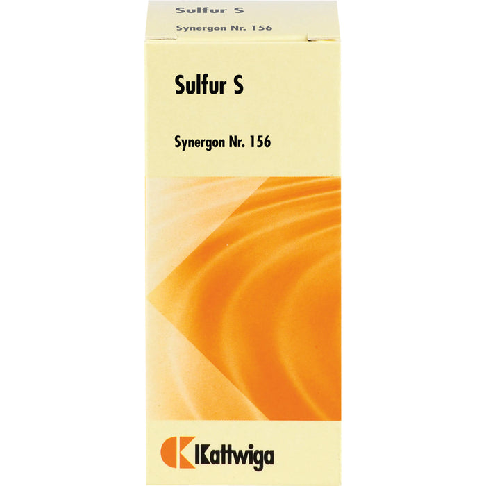 Synergon Komplex 156 Sulfur S Tropfen, 50 ml TRO