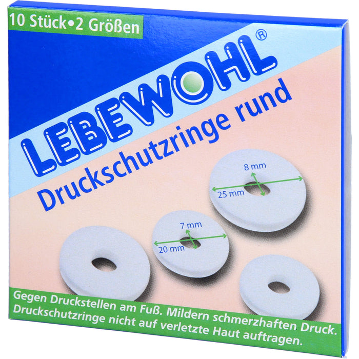 LEBEWOHL DRUCKSCH RINGE RU, 10 pcs. Patch