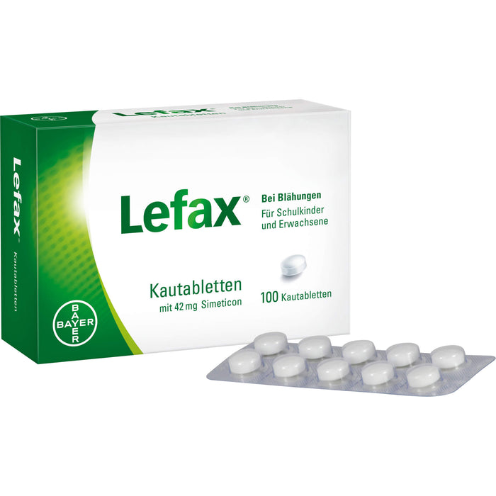 Lefax Kautabletten, 100 St. Tabletten