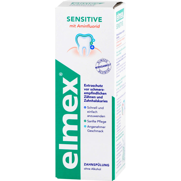 Elmex Sensitive Zahnspülung, 400 ml Solution