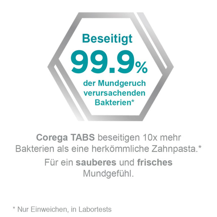 COREGA Tabs Rapid Rundumschutz Gebissreinigungstabletten, 66 pc Tablettes