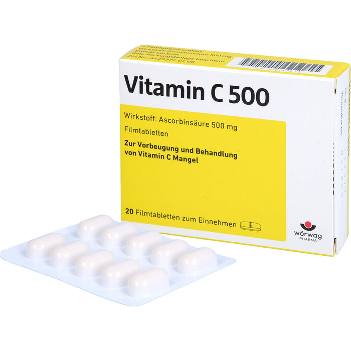 Vitamin C 500 Filmtbl., 20 St FTA