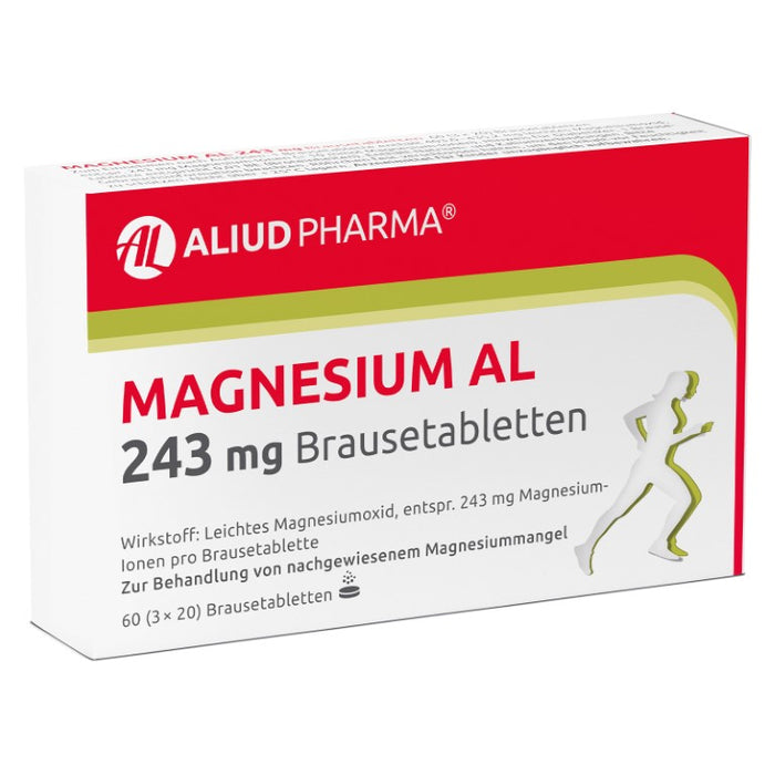 Magnesium AL 243 mg Brausetabletten, 60 St. Tabletten