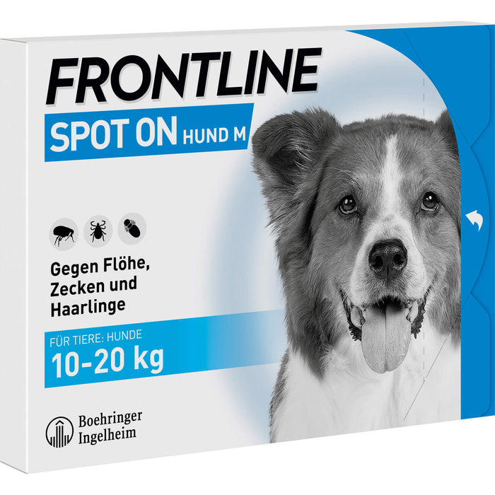 FRONTLINE Spot on Hund M 10-20 kg Pipetten, 3 St. Ampullen