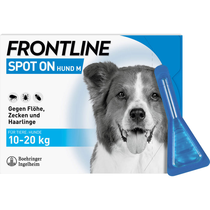 FRONTLINE Spot on Hund M 10-20 kg Pipetten, 3 pcs. Ampoules