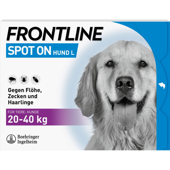 FRONTLINE Spot on Hund L 20-40 kg Pipetten, 3 pc Ampoules