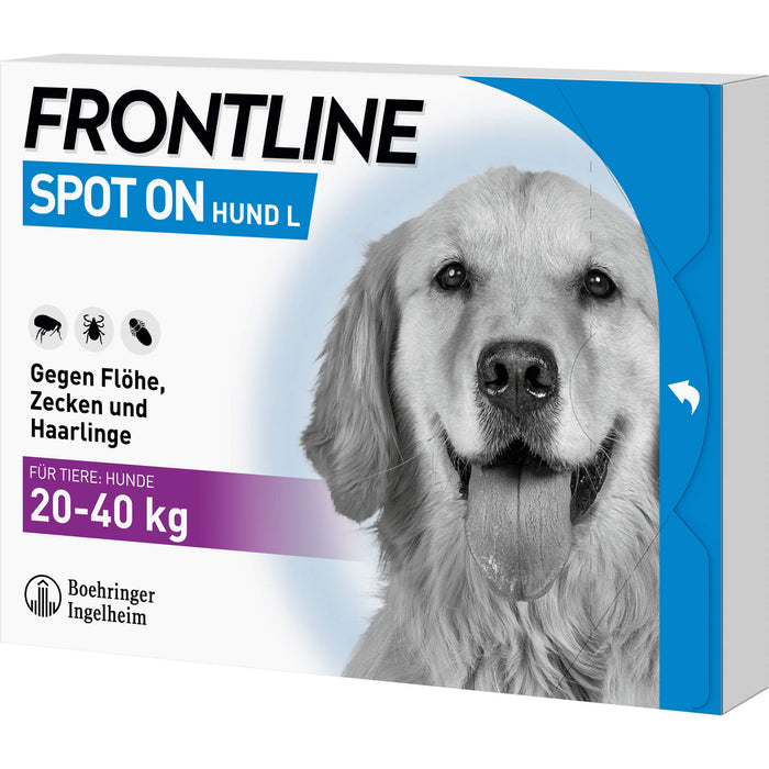 FRONTLINE Spot on Hund L 20-40 kg Pipetten, 3 pc Ampoules