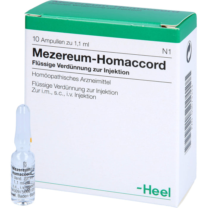 Mezereum-Homaccord flüssige Verdünnung, 10 pcs. Ampoules