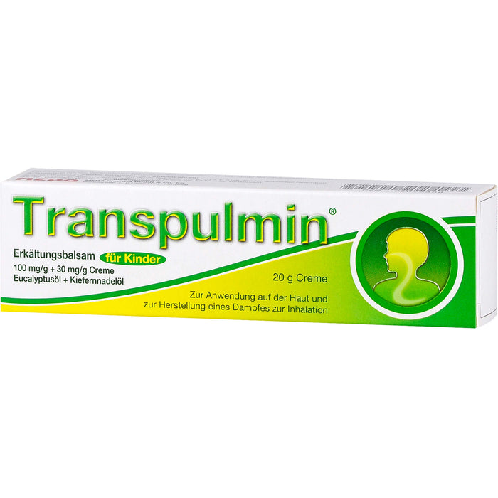 Transpulmin Erkältungsbalsam für Kinder, 20 g Cream