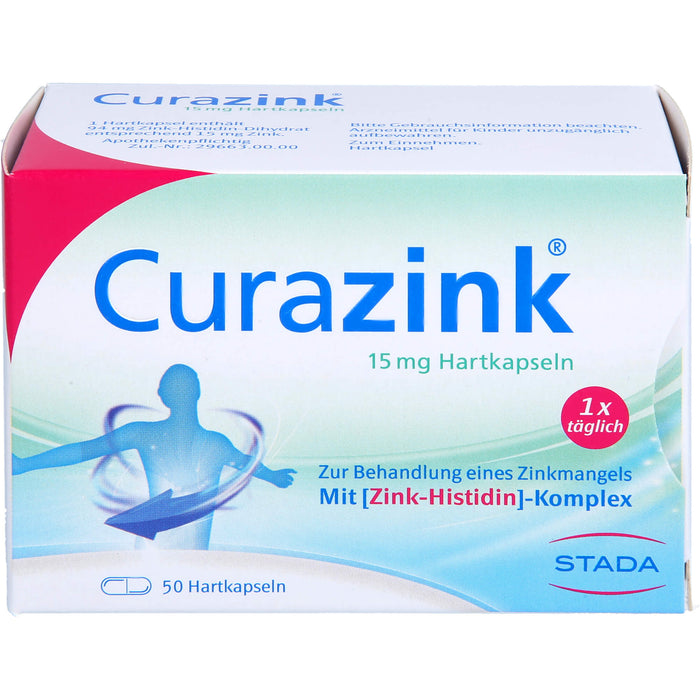 Curazink 15 mg Hartkapseln, 50 pc Capsules