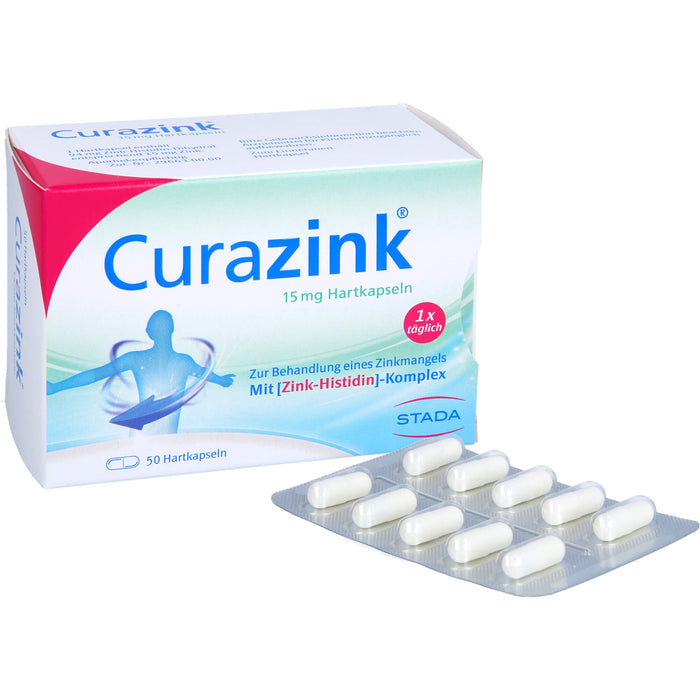 Curazink 15 mg Hartkapseln, 50 pcs. Capsules