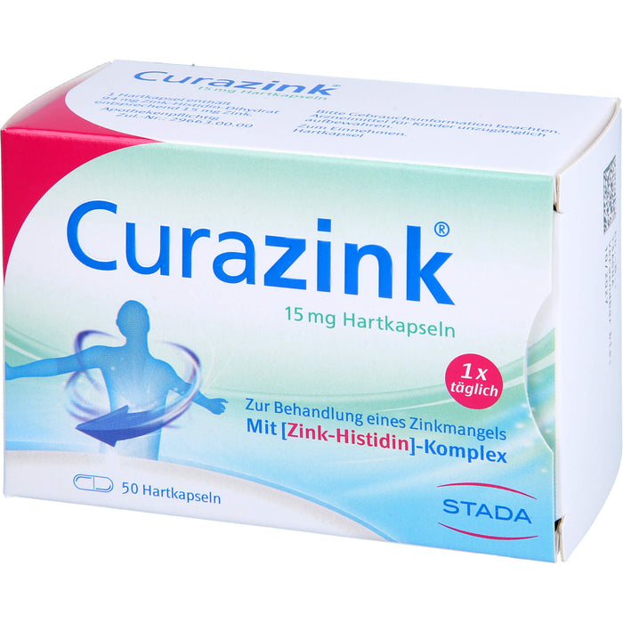 Curazink 15 mg Hartkapseln, 50 pc Capsules