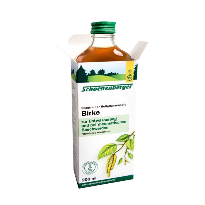 Schoenenberger Naturreiner Heilpflanzensaft Birke, 200 ml Lösung