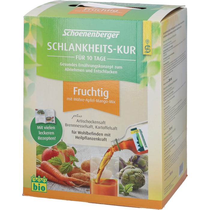 Schoenenberger Schlankheitskur fruchtig  für 10 Tage für Wohlbefinden mit Heilpflanzenkraft, 1 pcs. Pack