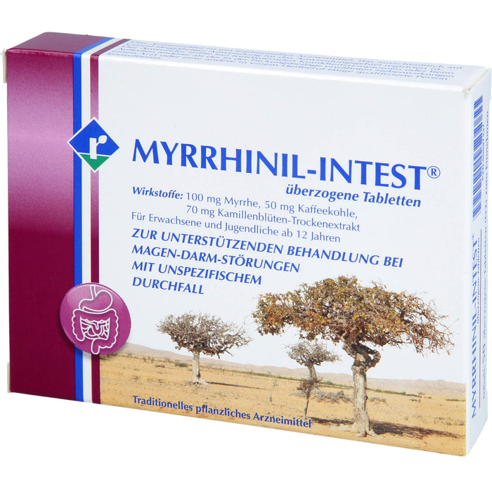 MYRRHINIL-INTEST überzogene Tabletten, 50 pcs. Tablets