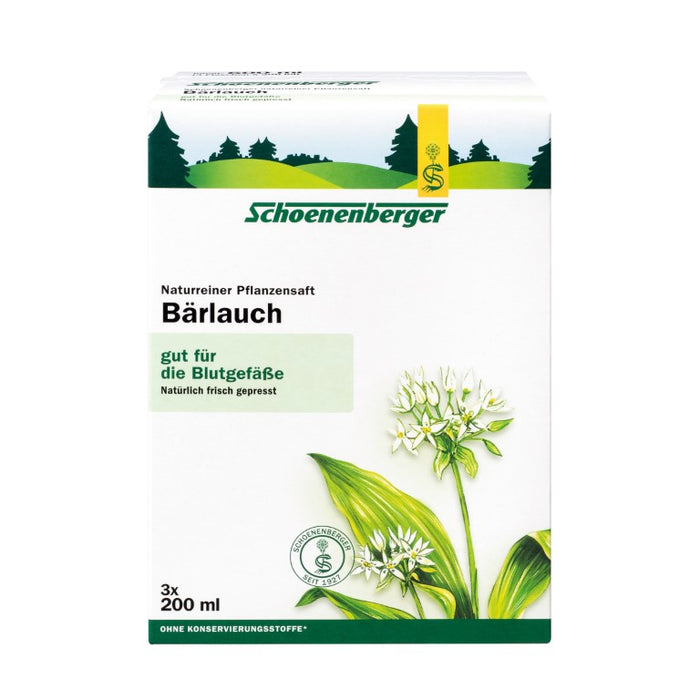 Schoenenberger Naturreiner Pflanzensaft Bärlauch, 600 ml Lösung