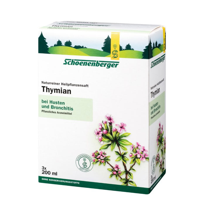 Schoenenberger naturreiner Heilpflanzensaft Thymian, 600 ml Lösung