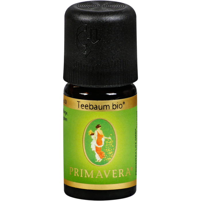 PRIMAVERA Teebaum bio 100% naturreines Ätherisches Öl, 5 ml Etheric oil