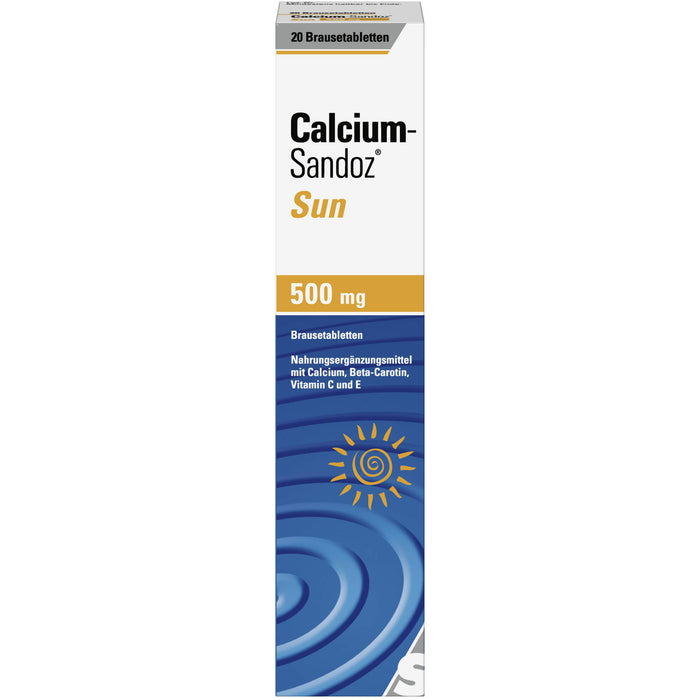 Calcium-Sandoz sun Brausetabletten, 20 pcs. Tablets