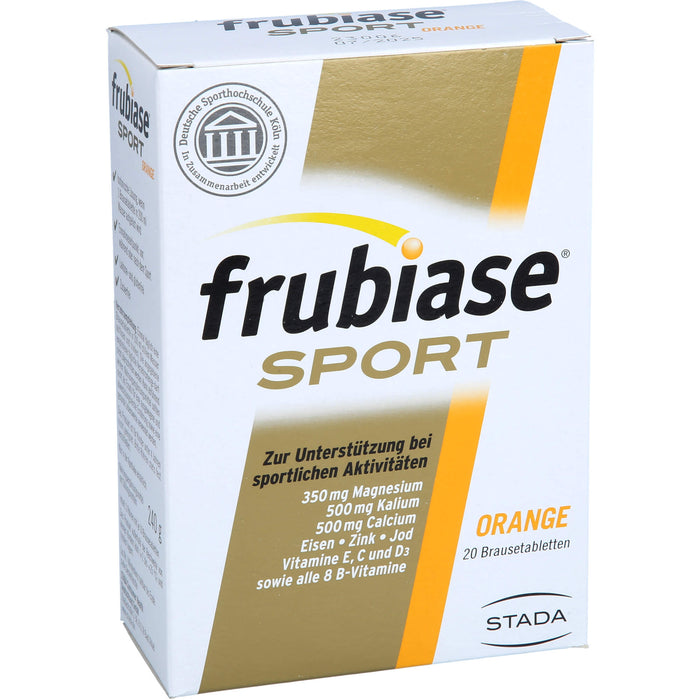 frubiase Sport Orange Brausetabletten, 20 pcs. Tablets