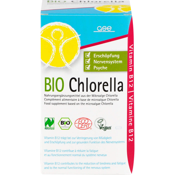 GSE Chlorella 500 mg Bio Naturland Tabletten, 240 pcs. Tablets