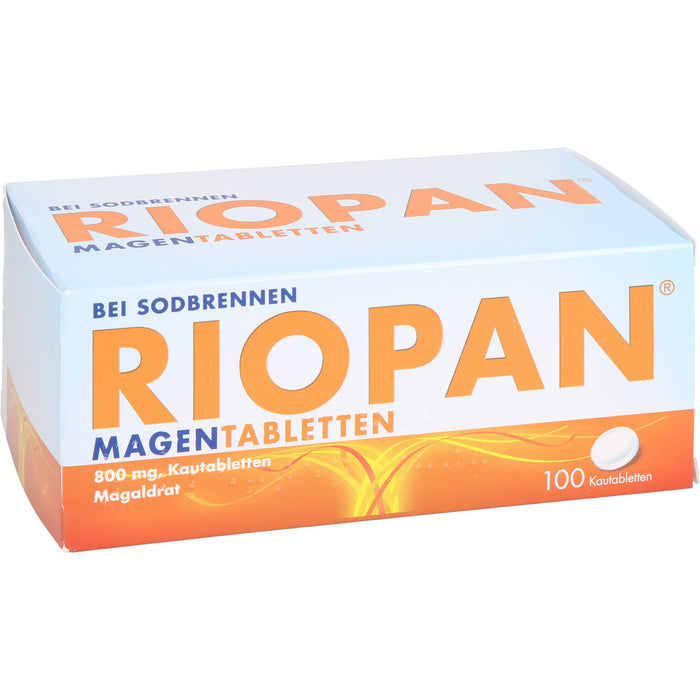 RIOPAN Magen Tabletten, 800 mg Kautabletten, 100 St. Tabletten